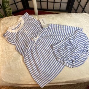 4/$20💕CARTERS-Nautical Dress and matching pants.